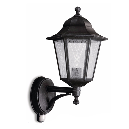 15338 wall lantern grey 1x60W 230V