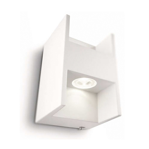 69087 40K wall lamp LED white 2x2.5W 240