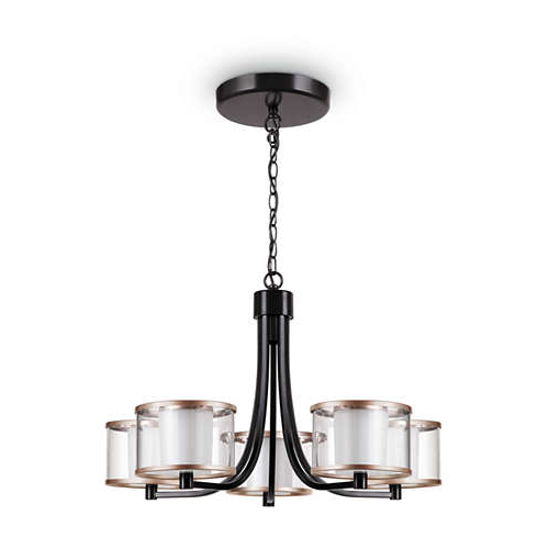 40936 Outline chandelier LED bronze 1x36